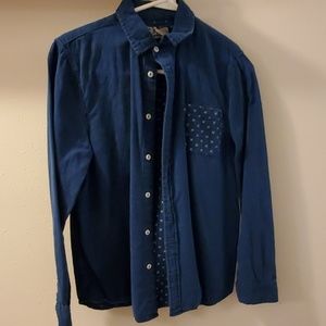 Navy Blue Button down